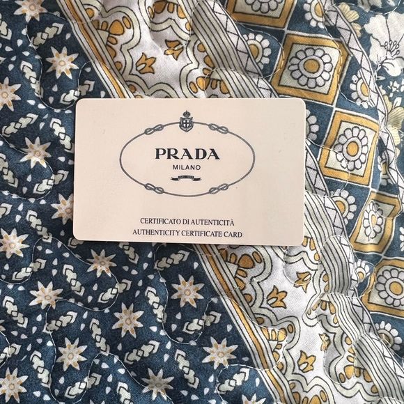 Prada | Tessuto Army Tan Sport Tote Bag Purse with Authentication Card & Key - Picture 13 of 16